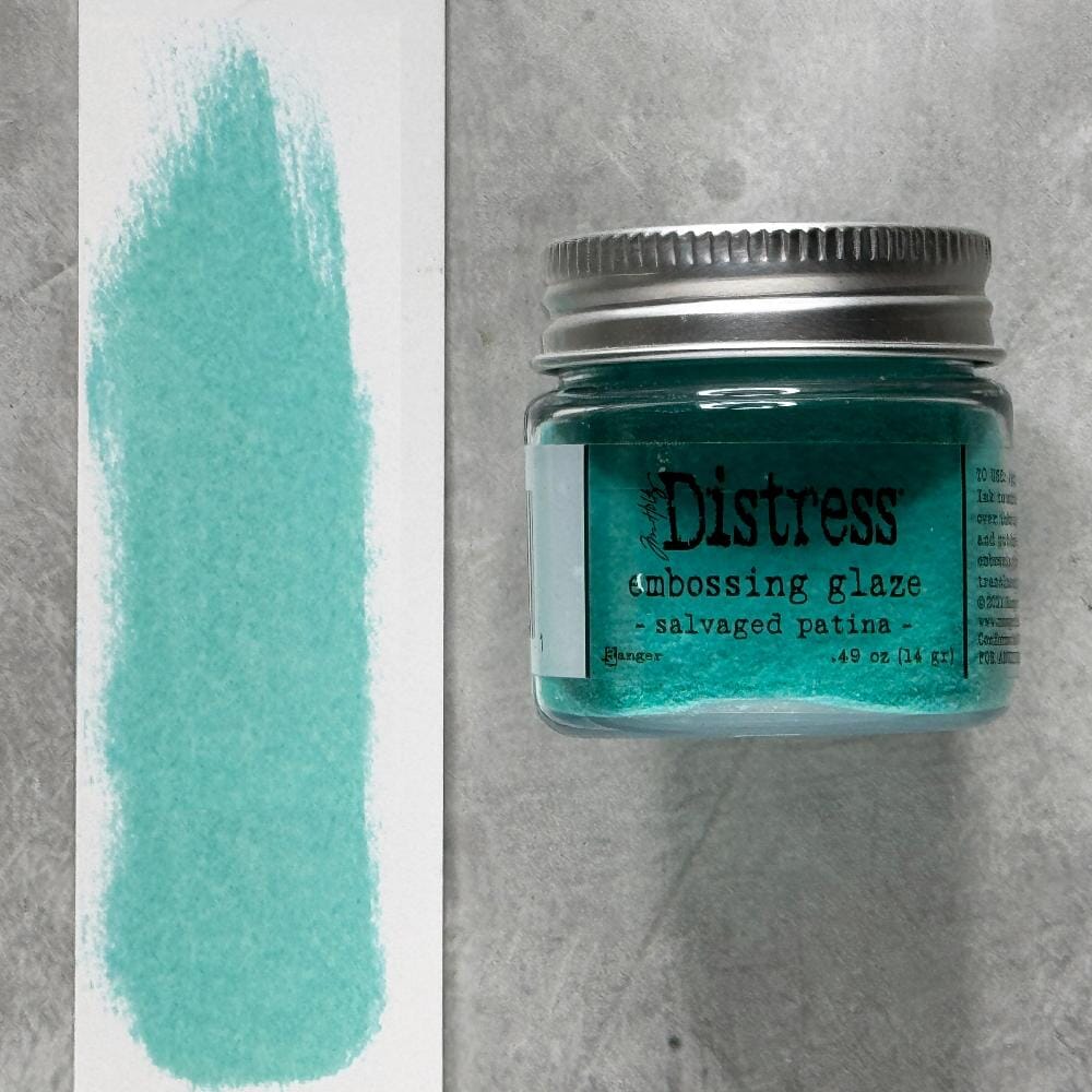 Tim Holtz Distress® Embossing Glaze Salvaged Patina Powders Distress 