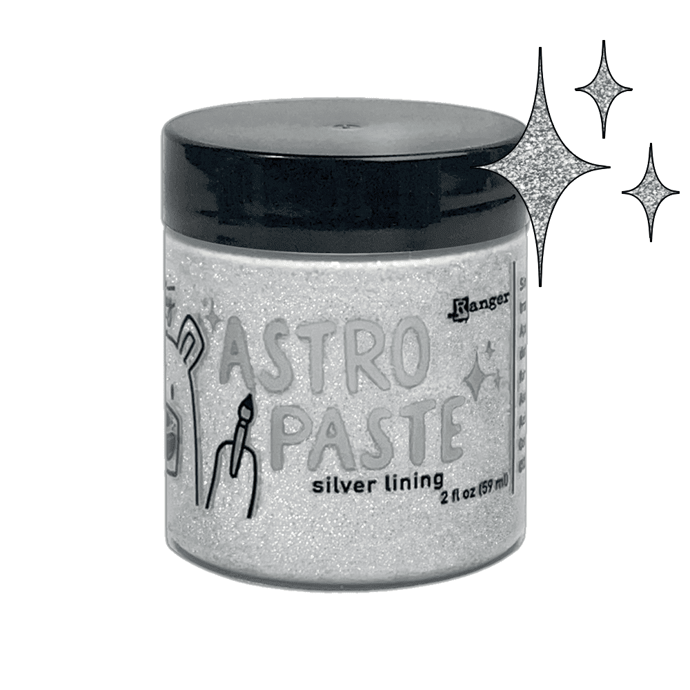 Simon Hurley create. Astro Paste Silver Lining, 2oz Adhesives & Mediums Simon Hurley 