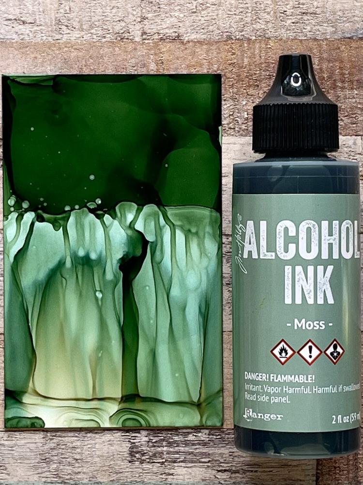 Tim Holtz® Alcohol Ink Moss, 2oz Ink Alcohol Ink 