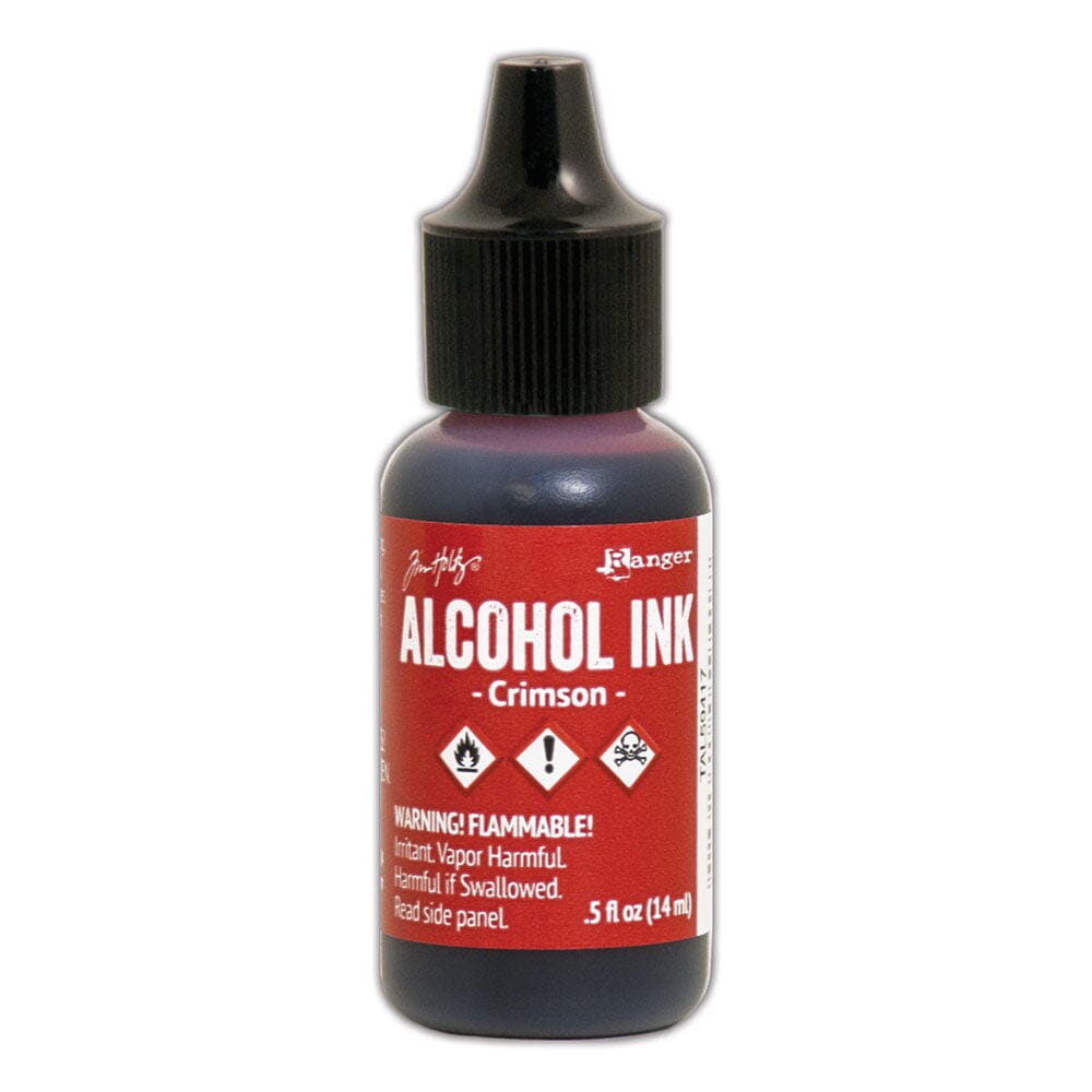 Tim Holtz® Alcohol Ink Crimson, 0.5oz Ink Alcohol Ink 