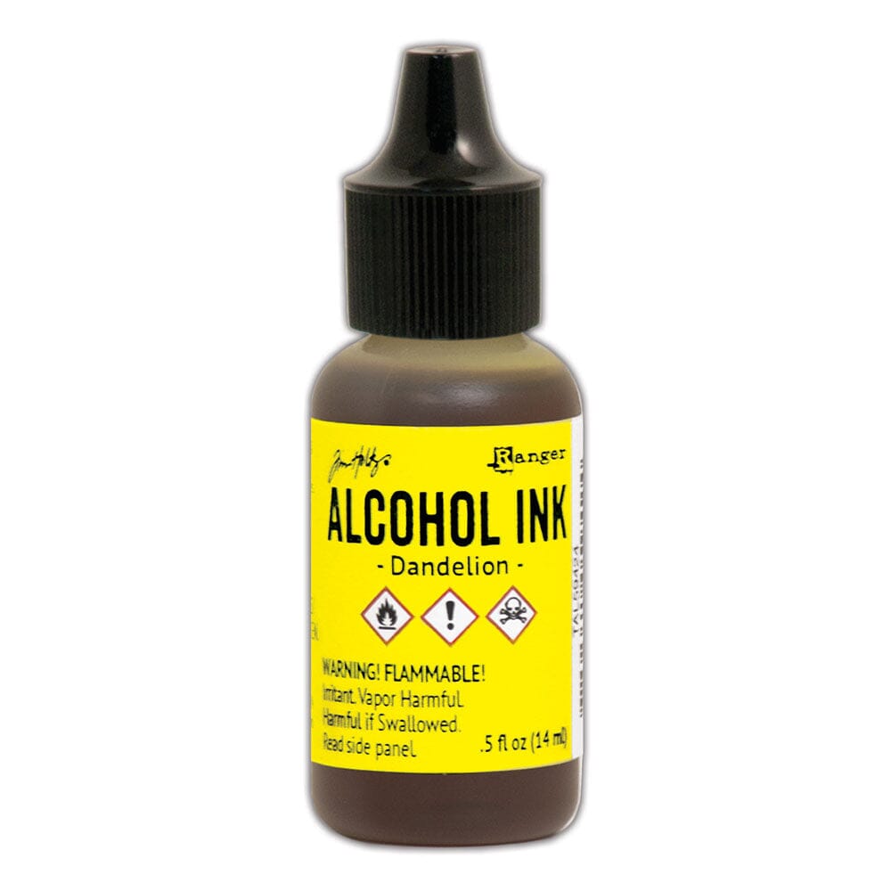 Tim Holtz® Alcohol Ink Dandelion, 0.5oz Ink Alcohol Ink 