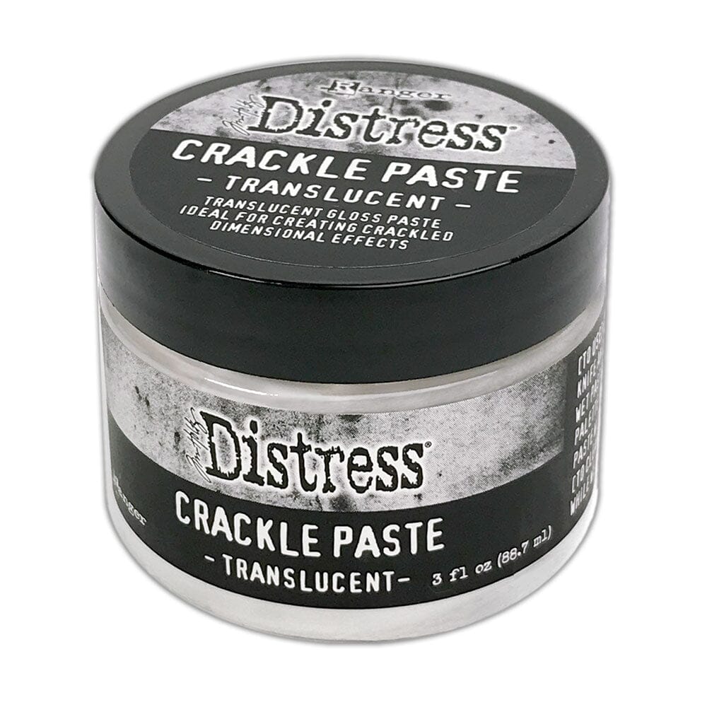 Tim Holtz Distress® Crackle Paste Translucent, 3oz Adhesives & Mediums Distress 