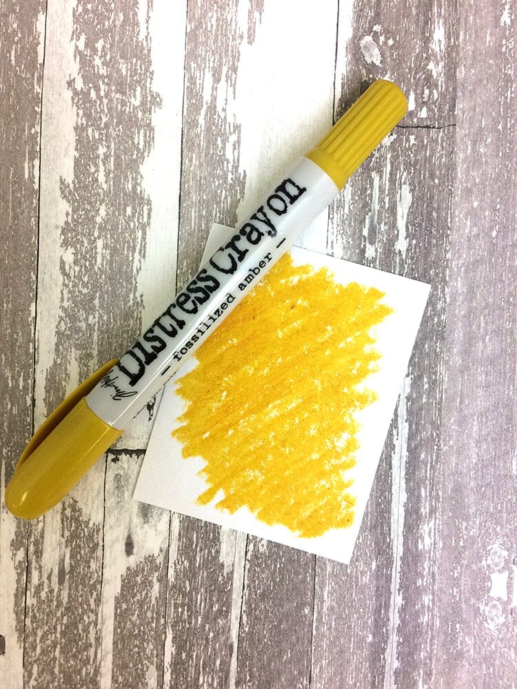 Tim Holtz Distress® Crayon Fossilized Amber Writing & Coloring Distress 