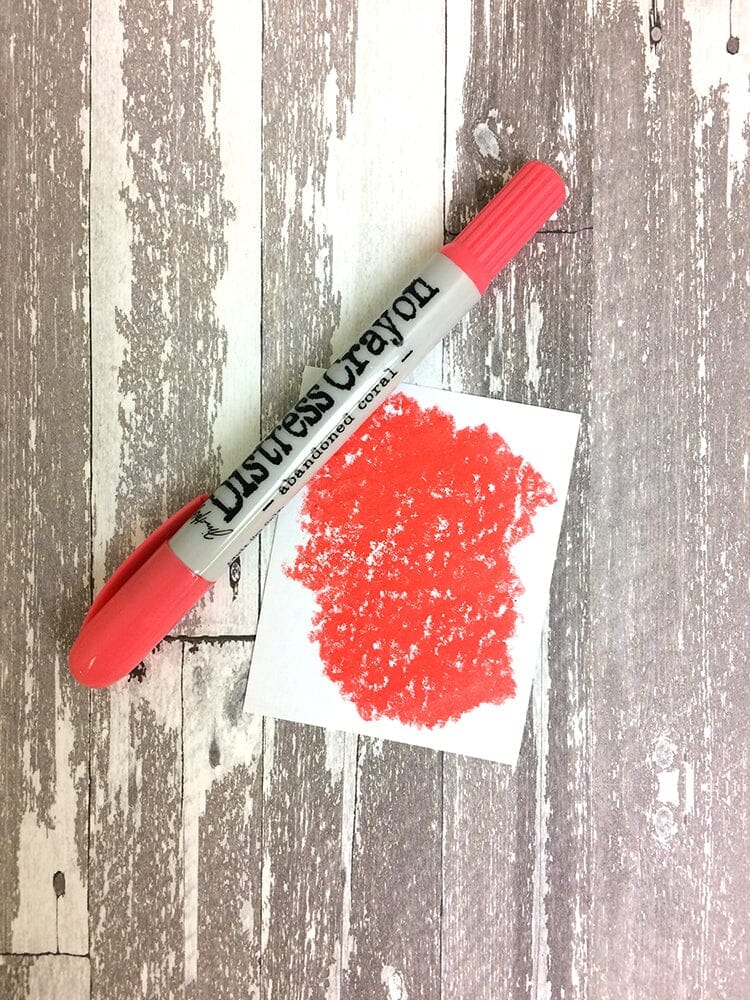 Tim Holtz Distress® Crayon Abandoned Coral Writing & Coloring Distress 