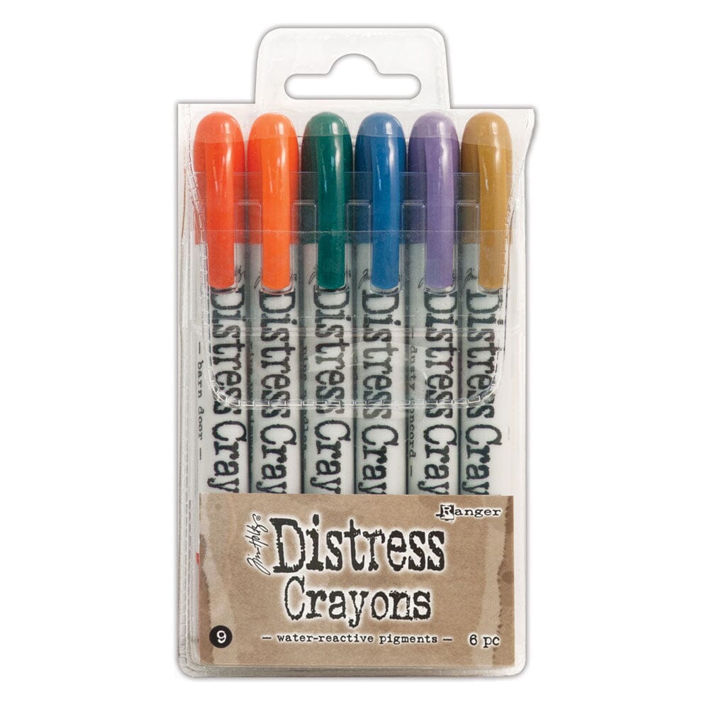 Tim Holtz Distress® Crayons Set 9 Kits Distress 