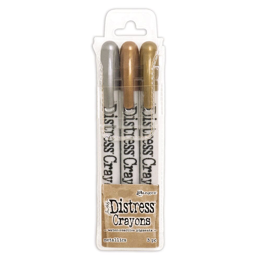 Tim Holtz Distress® Crayons Set Metallics Kits Distress 