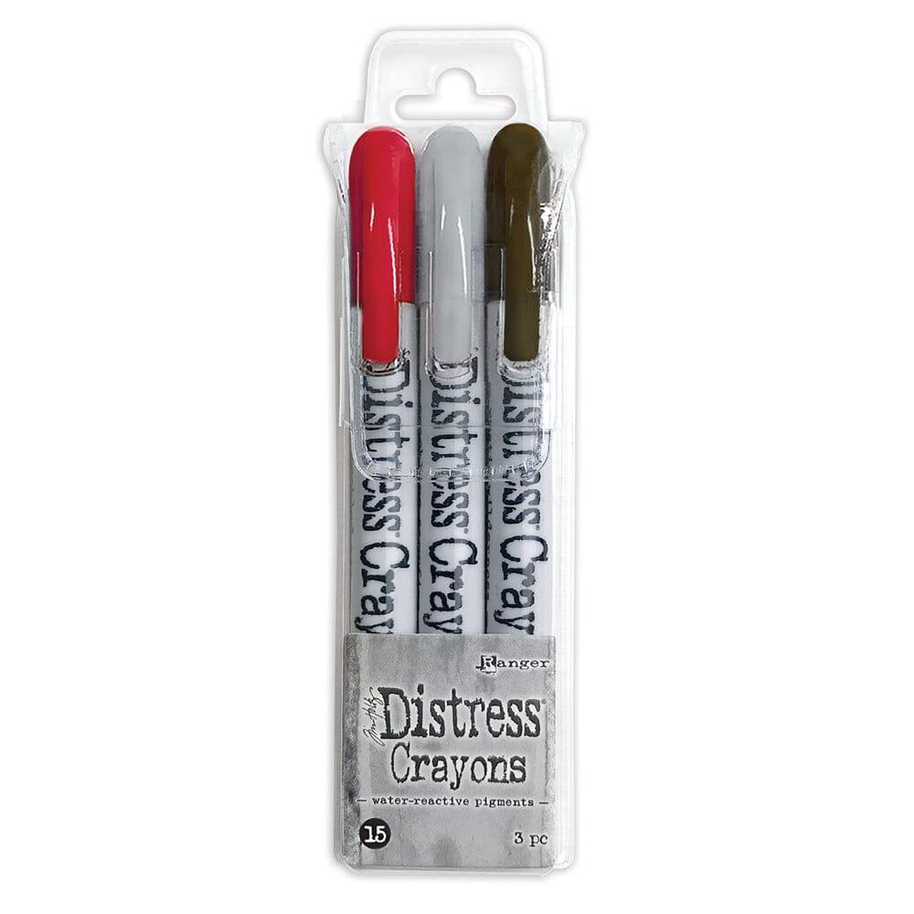 Tim Holtz Distress® Crayons Set 15 Kits Distress 