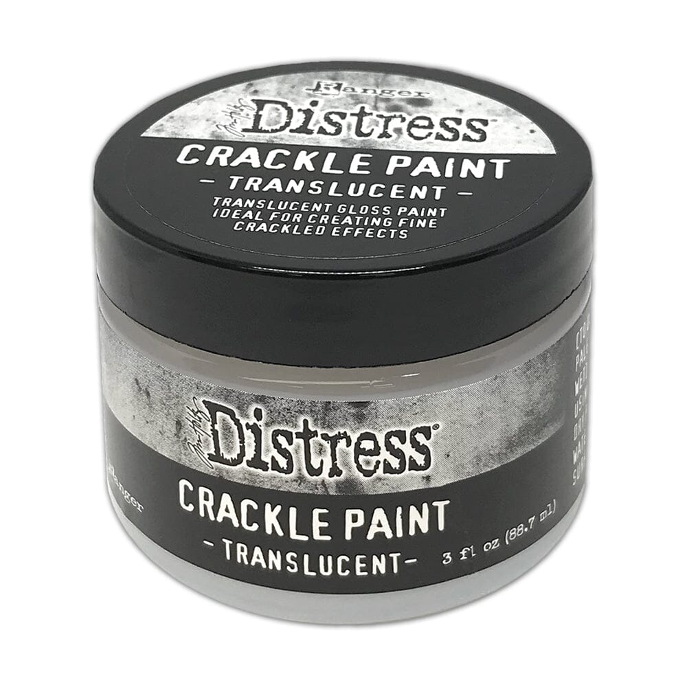 Tim Holtz Distress® Crackle Paint Translucent, 3oz Adhesives & Mediums Distress 