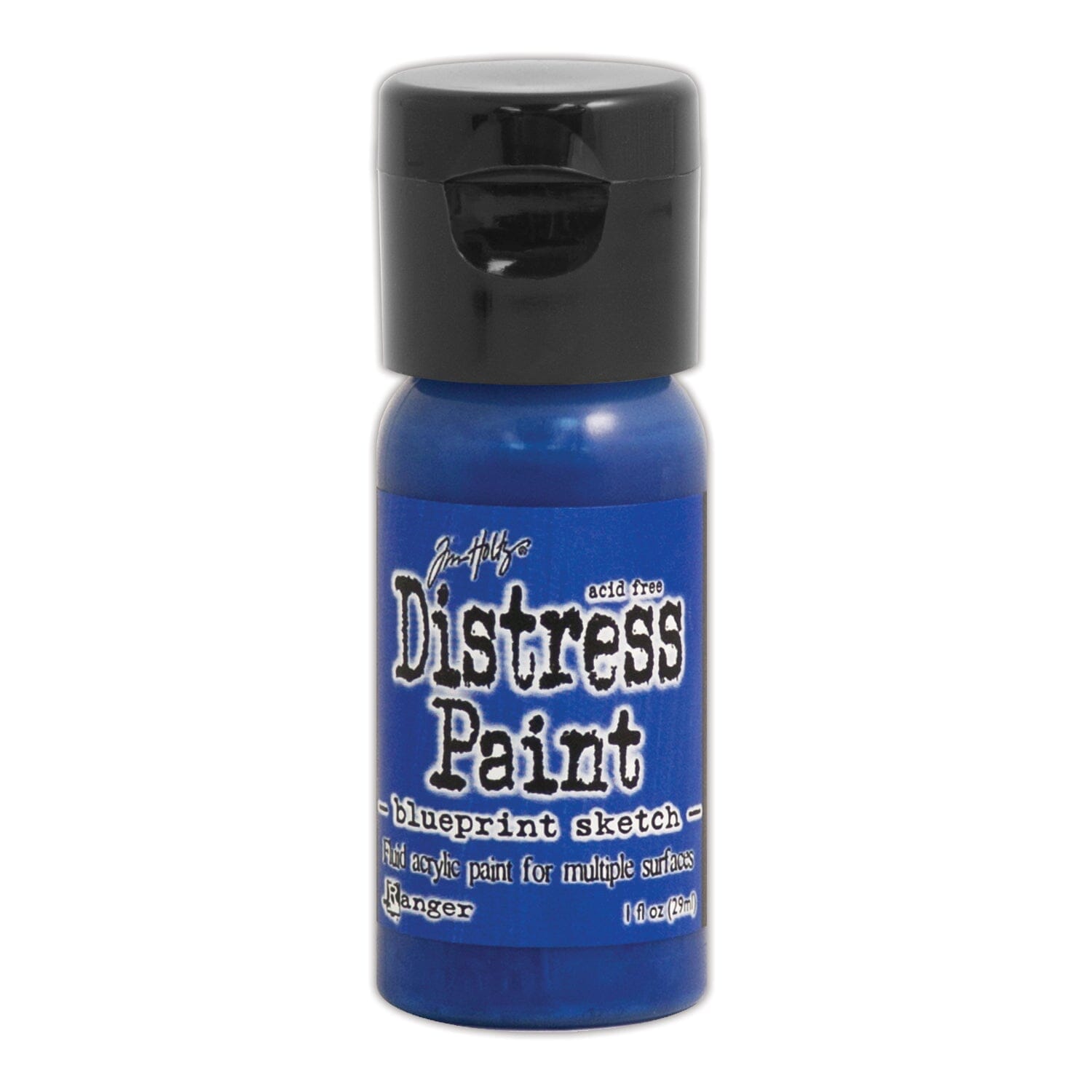 Tim Holtz Distress® Flip Top Paint Blueprint Sketch, 1oz Paint Distress 