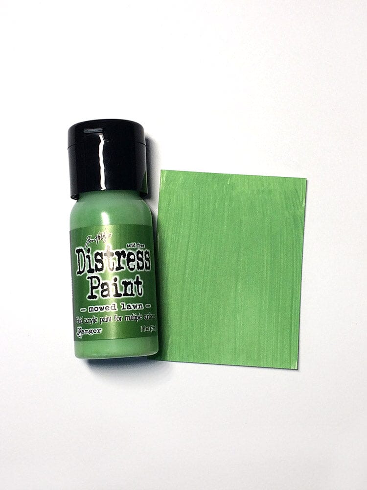 Tim Holtz Distress® Flip Top Paint Mowed Lawn, 1oz Paint Distress 