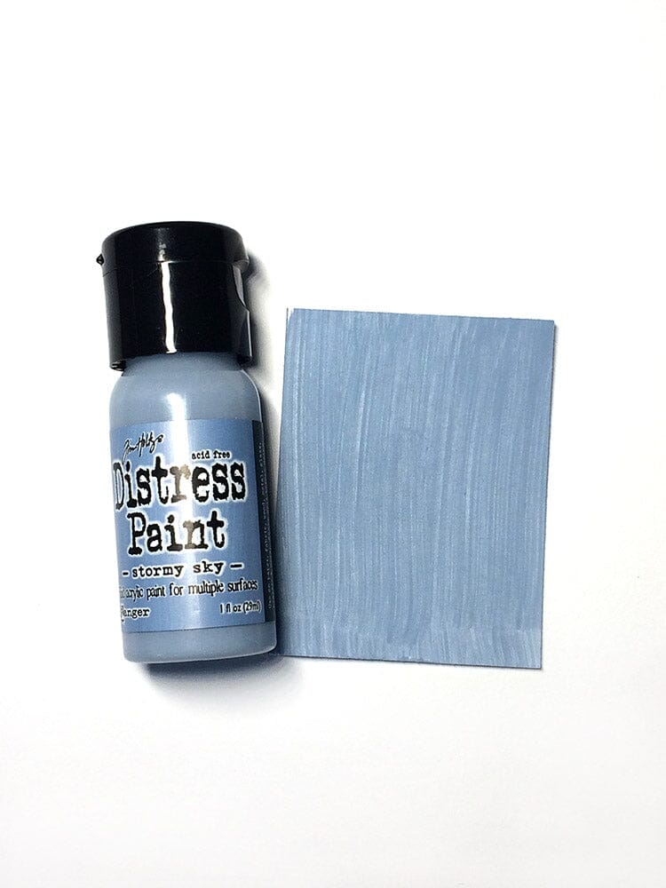 Tim Holtz Distress® Flip Top Paint Stormy Sky, 1oz Paint Distress 