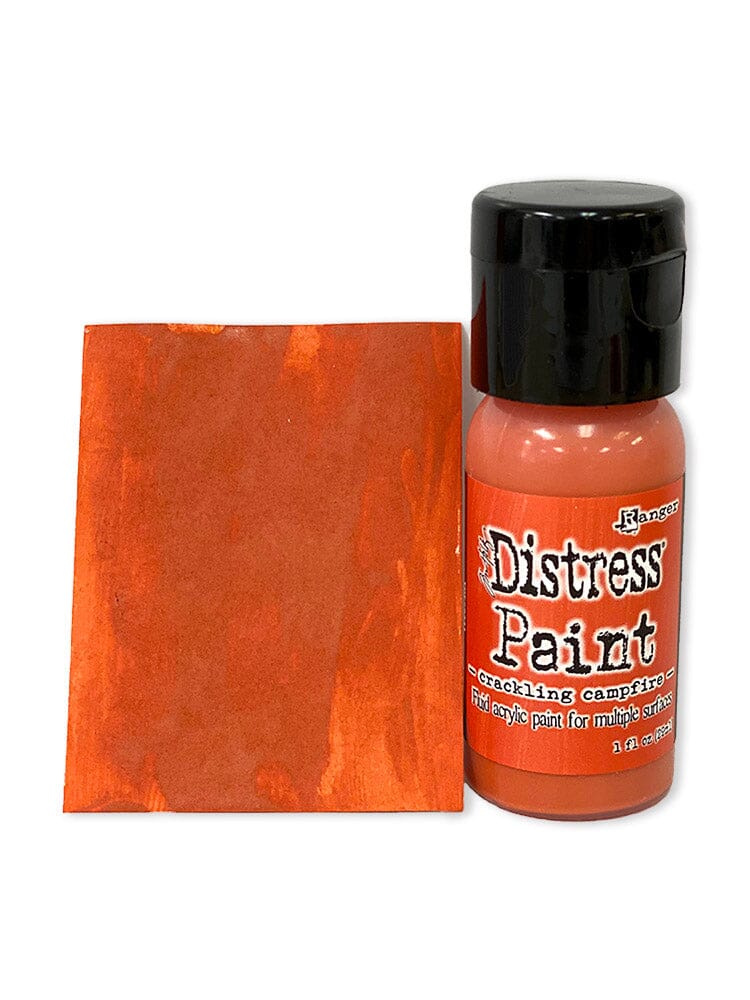 Tim Holtz Distress® Flip Top Paint Crackling Campfire 1oz Paint Distress 