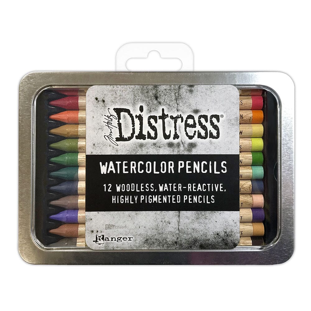 Tim Holtz Distress® Pencils Set 4 Writing & Coloring Distress 