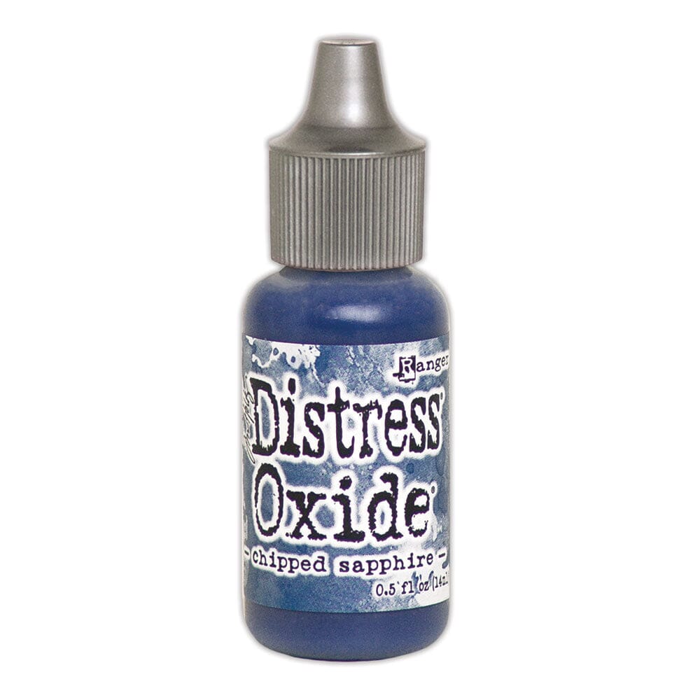 Tim Holtz Distress® Oxide® Re-Inker Chipped Sapphire, 0.5oz Ink Distress 