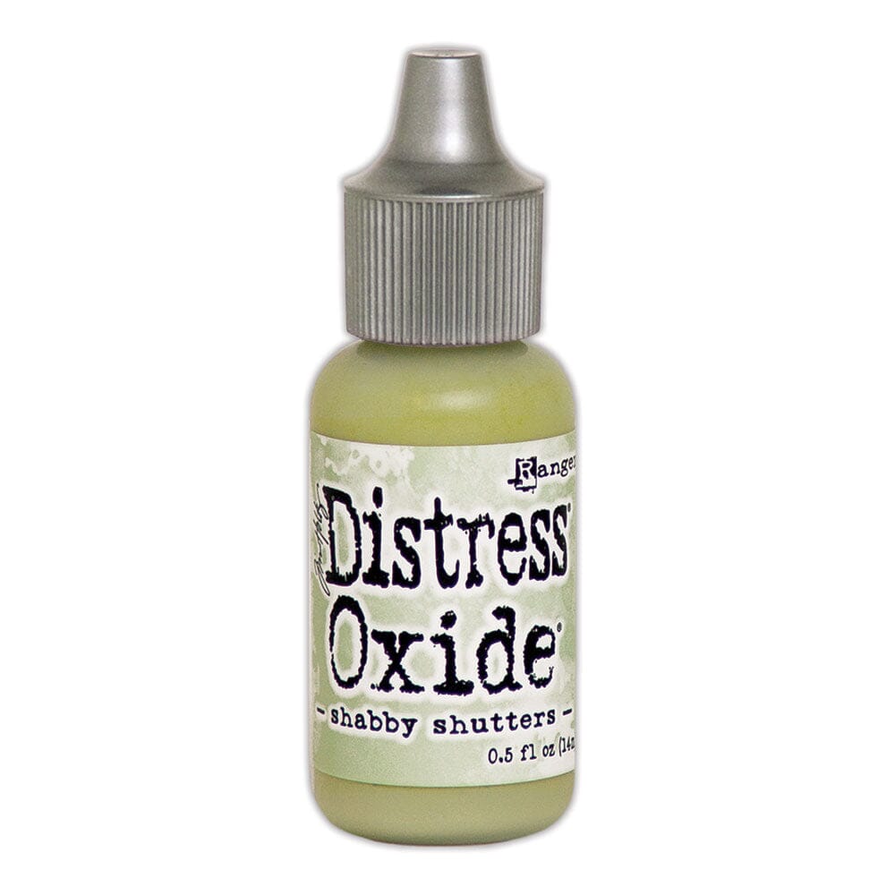 Tim Holtz Distress® Oxide® Re-Inker Shabby Shutters, 0.5oz Ink Distress 