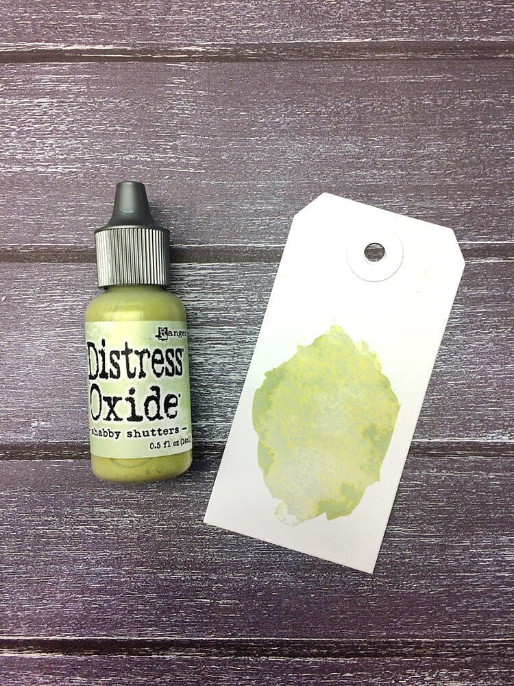 Tim Holtz Distress® Oxide® Re-Inker Shabby Shutters, 0.5oz Ink Distress 