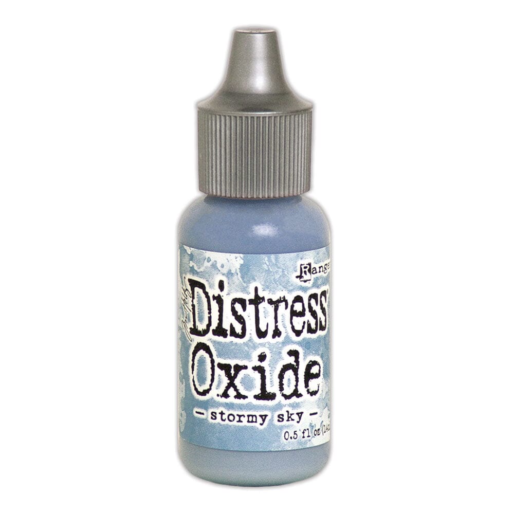 Tim Holtz Distress® Oxide® Re-Inker Stormy Sky, 0.5oz Ink Distress 