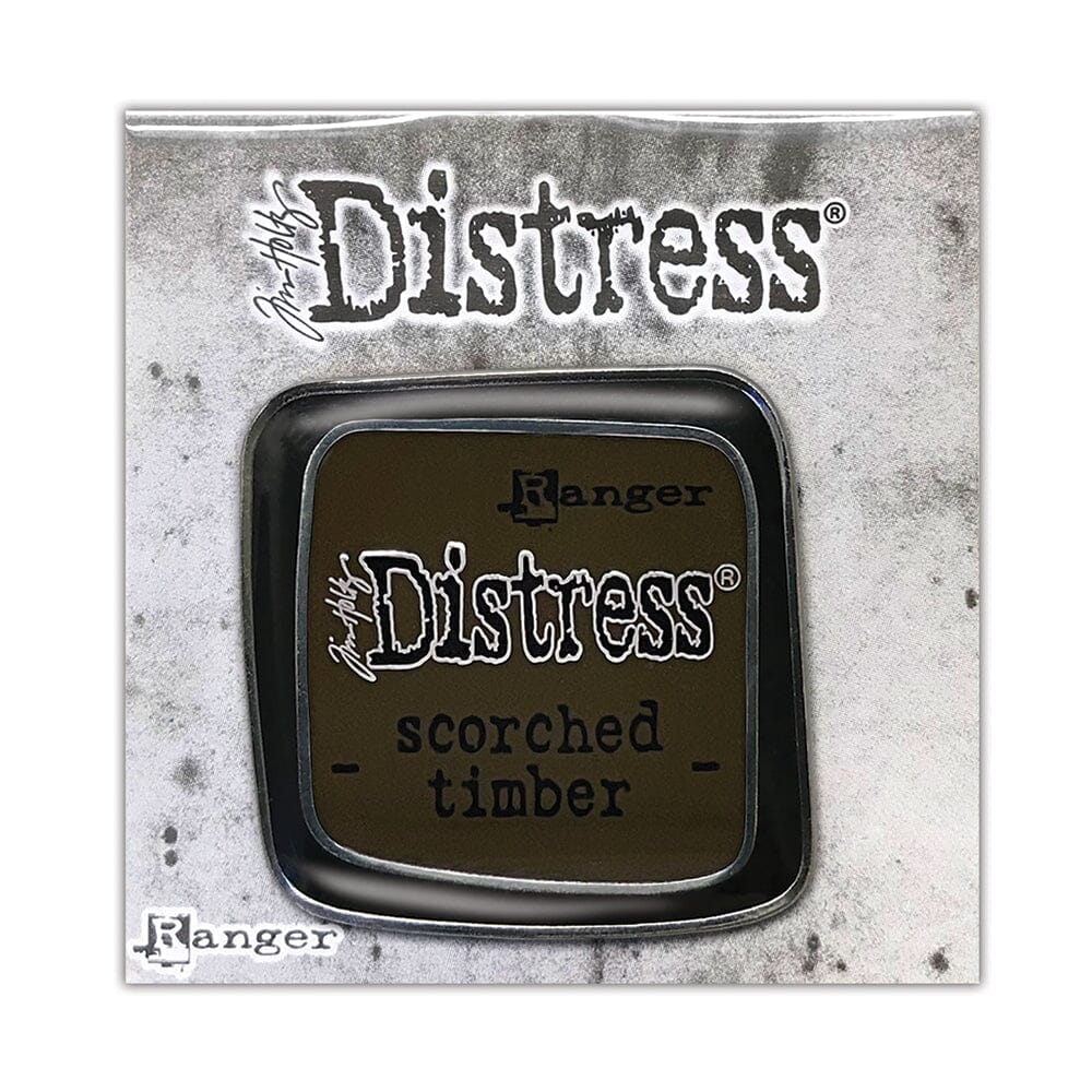 Tim Holtz Distress® Scorched Timber Enamel Pin Pin Distress 