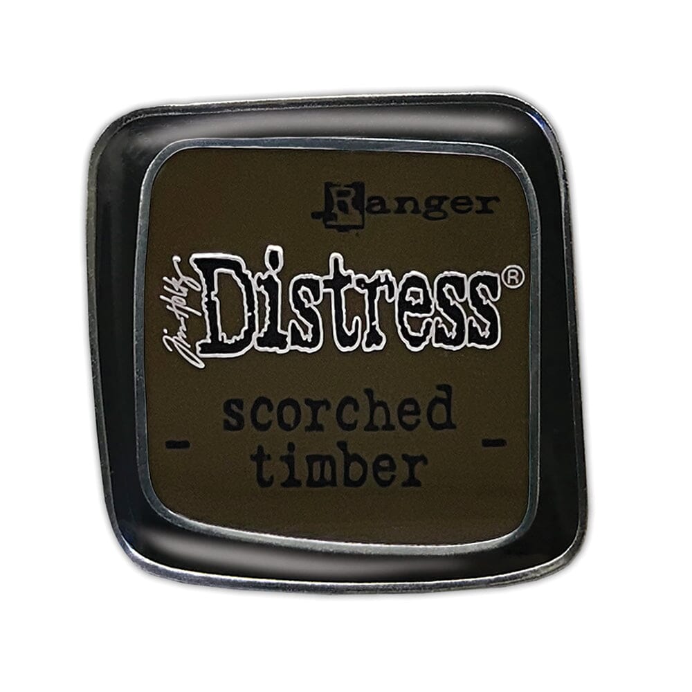 Tim Holtz Distress® Scorched Timber Enamel Pin Pin Distress 