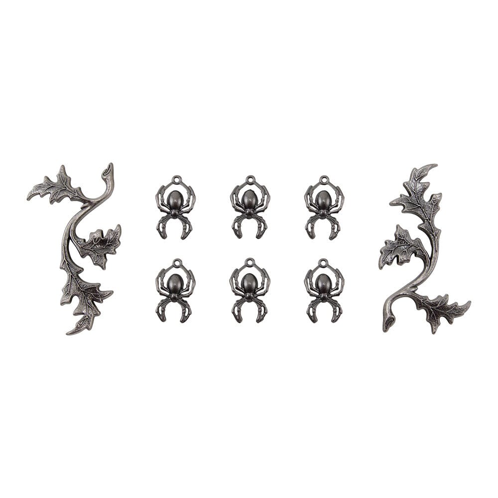 Tim Holtz Idea-ology Adornments Skulls + Branches Halloween Tim Holtz Other 