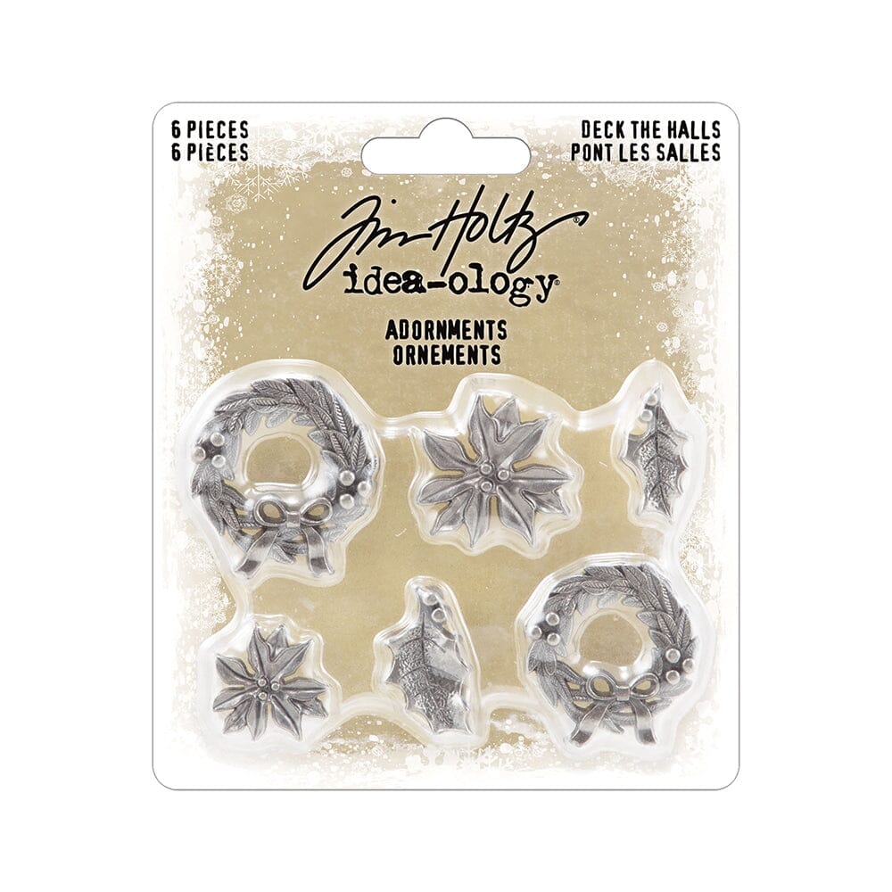 Tim Holtz Idea- ology Christmas Adornments Deck The Halls Idea-ology Tim Holtz Other 