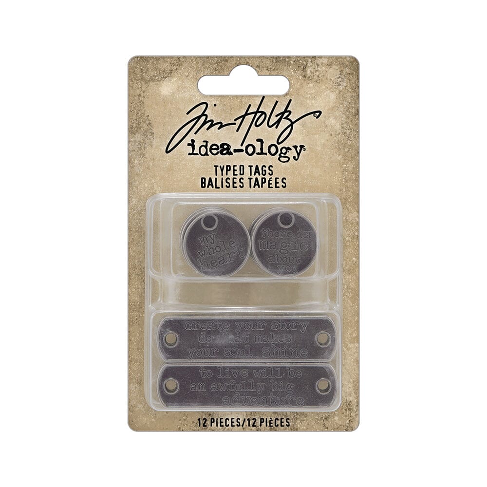 Tim Holtz Idea-ology Stencil Typed Tags Tim Holtz Other 