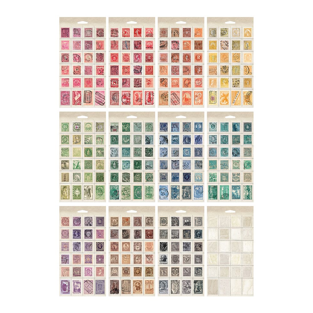 Tim Holtz Idea-ology Stencil Sticker Book Postmarked Tim Holtz Other 