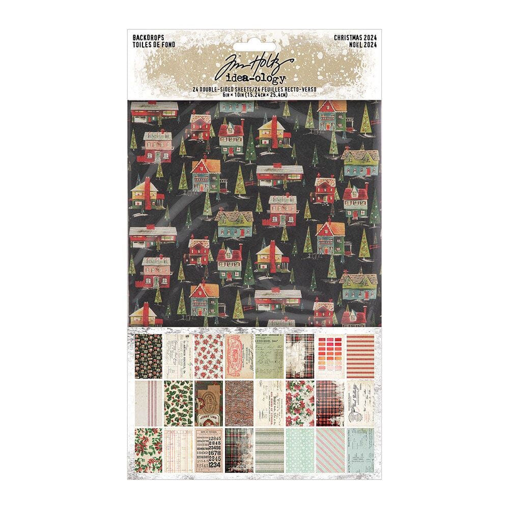 Tim Holtz Idea-ology Christmas Backdrops Tim Holtz Other 