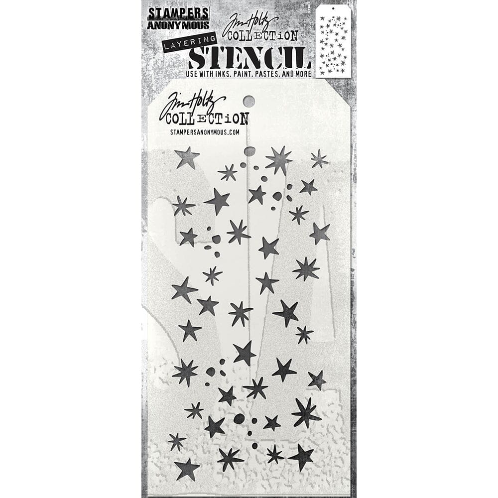 Tim Holtz Stampers Anonymous Layering Stencil Spellbound Tim Holtz Other 