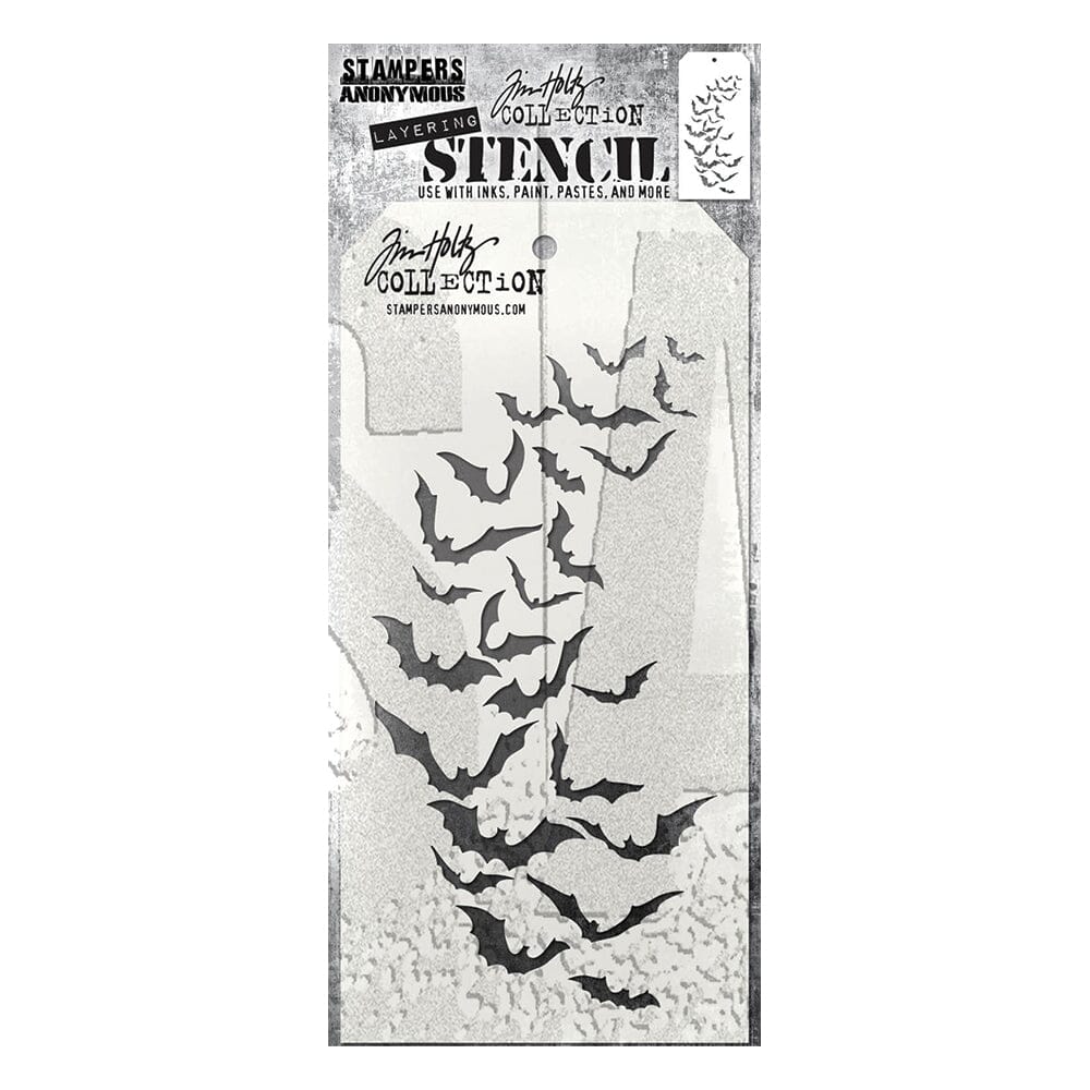 Tim Holtz Stampers Anonymous Layering Stencil Batty Tim Holtz Other 