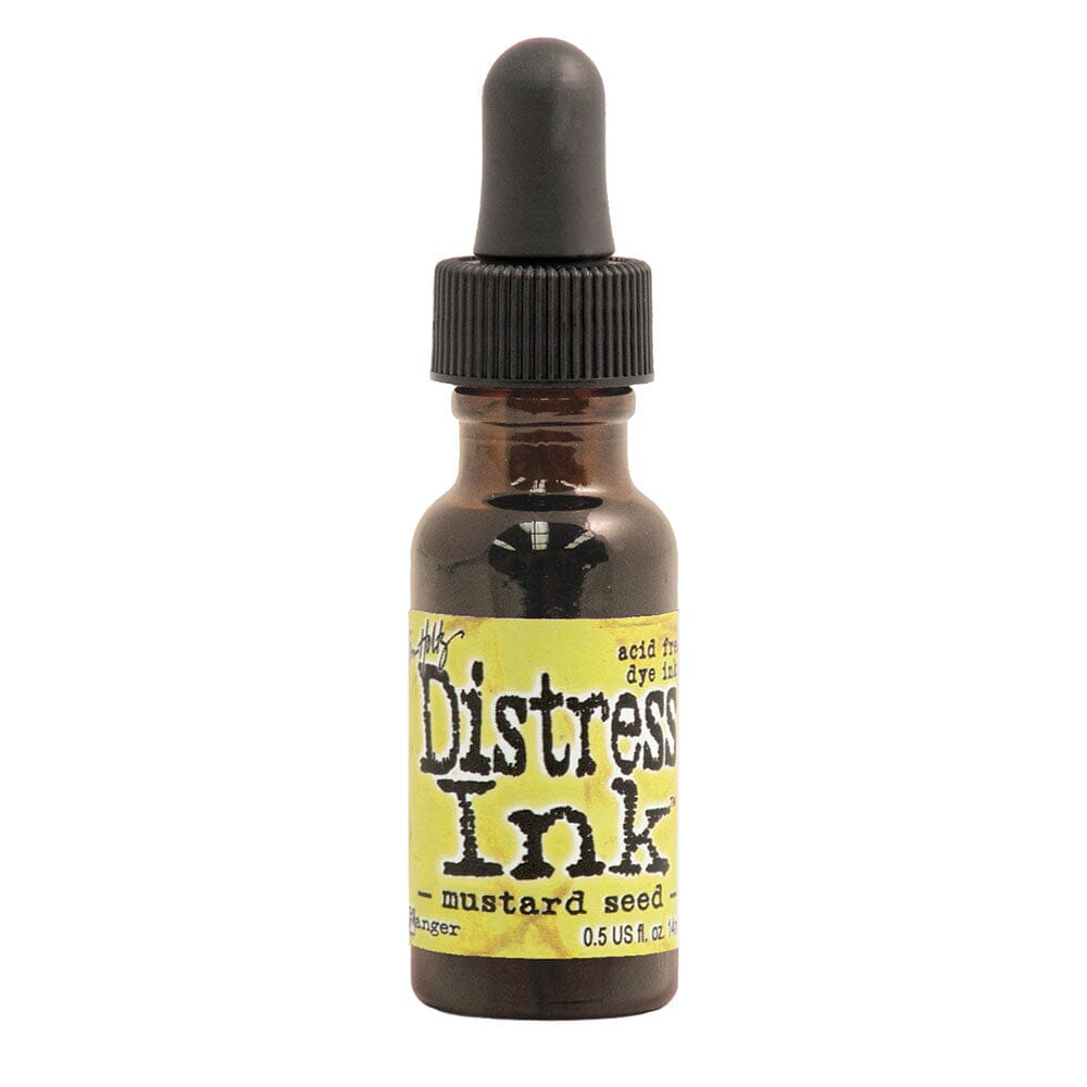 Tim Holtz Distress® Ink Pad Re-Inker Mustard Seed, 0.5oz Ink Distress 