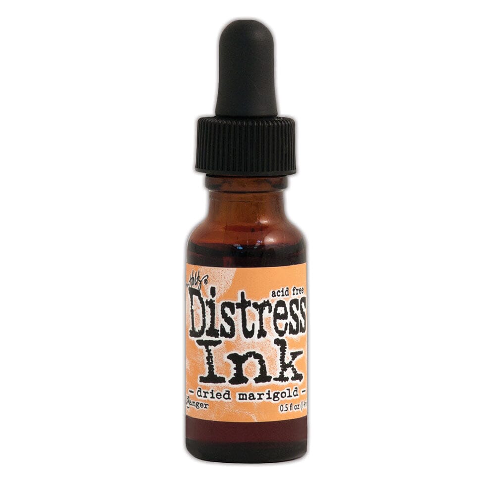 Tim Holtz Distress® Ink Pad Re-Inker Dried Marigold, 0.5oz Ink Distress 