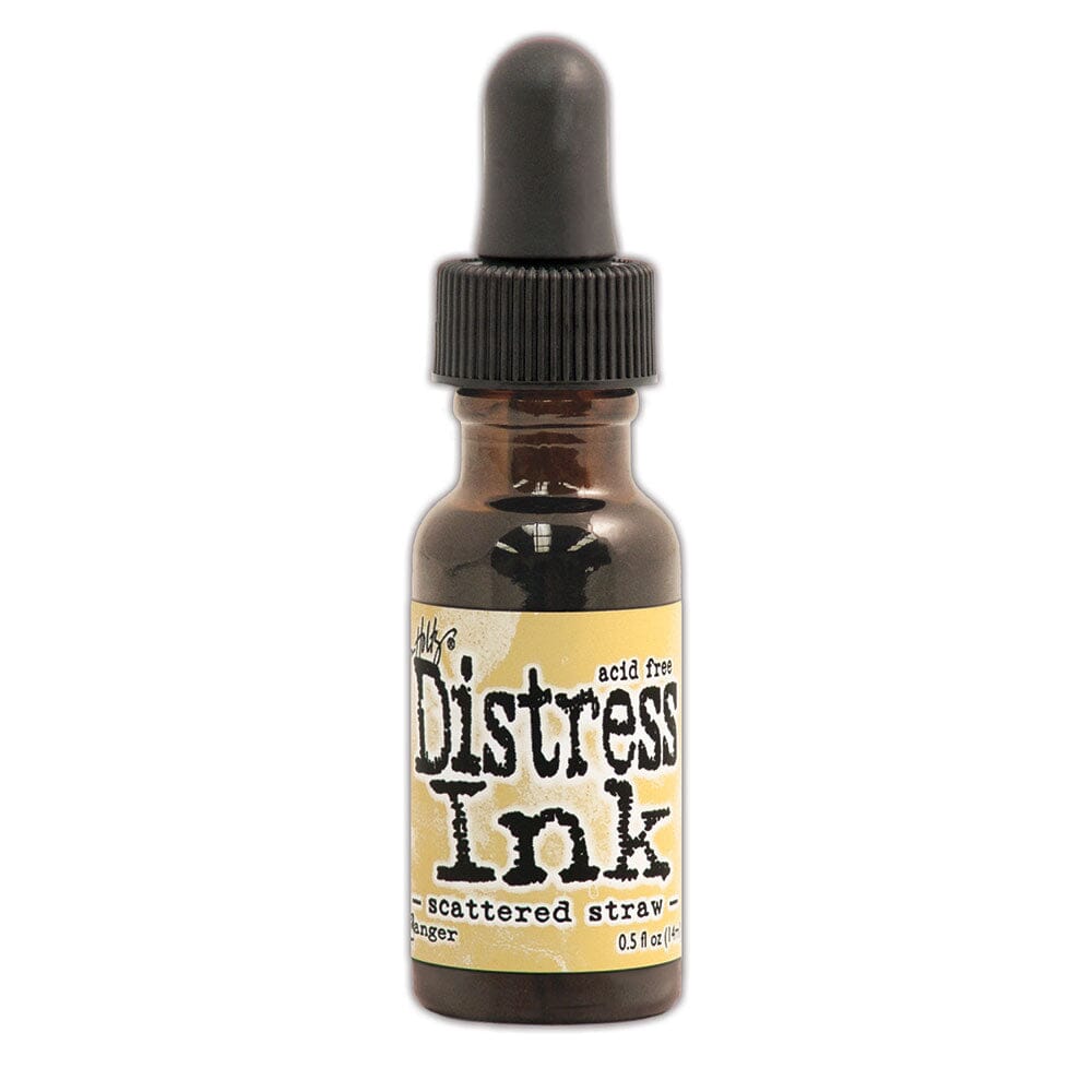 Tim Holtz Distress® Ink Pad Re-Inker Scattered Straw, 0.5oz Ink Distress 