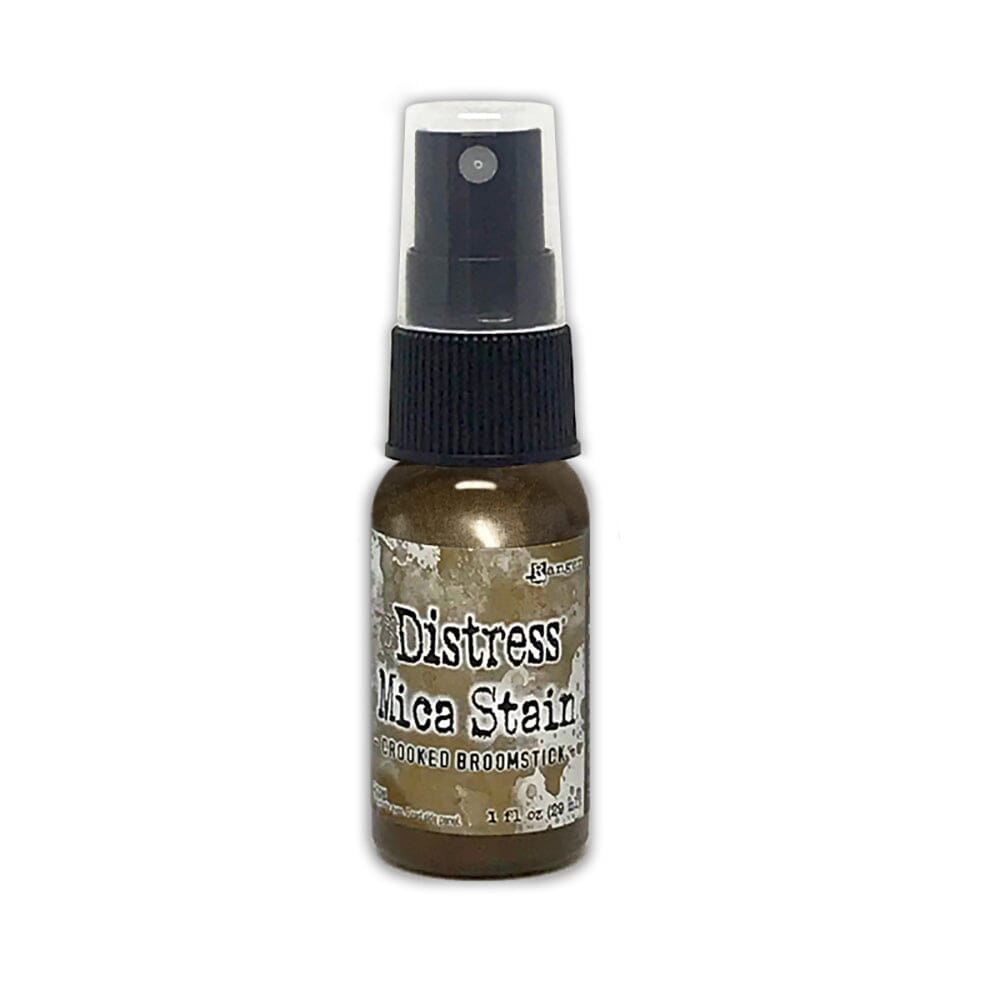 Tim Holtz Distress® Halloween Crooked Broomstick Mica Stain Sprays Distress 