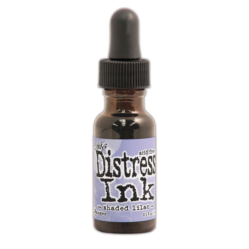 Tim Holtz Distress® Ink Pad Re-Inker Shaded Lilac, 0.5oz Ink Distress 