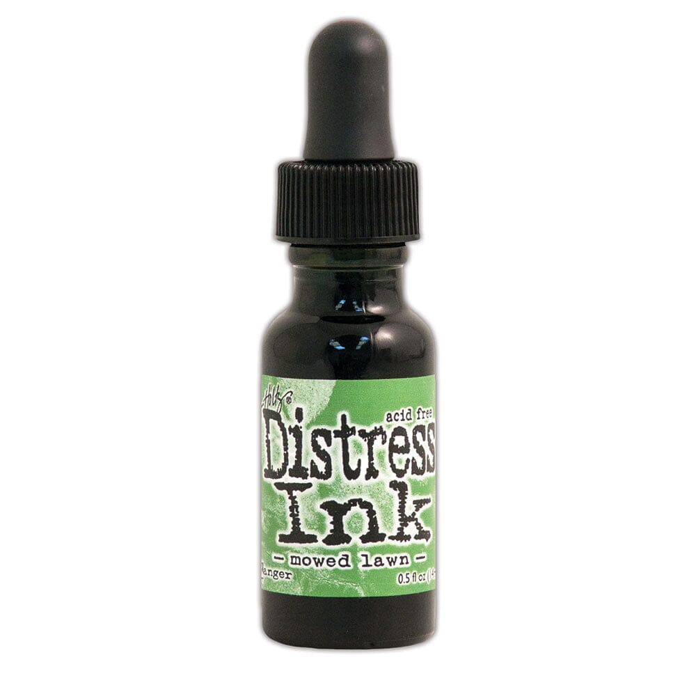 Tim Holtz Distress® Ink Pad Re-Inker Mowed Lawn, 0.5oz Ink Distress 