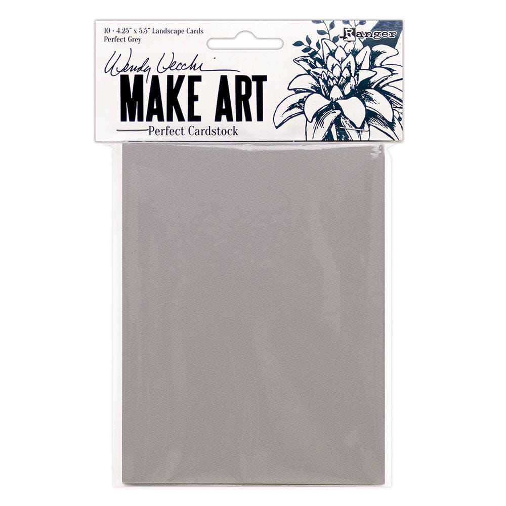 Wendy Vecchi Perfect Cardstock Grey Cards 100lb (Landscape) Surfaces Wendy Vecchi 