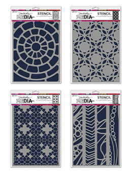 Dina Wakley Media Stencil Bundle Bundles Dina Wakley Media 