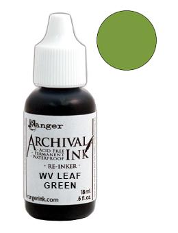 Wendy Vecchi Archival Ink™ Pad Re-Inker Leaf Green, 0.5oz Ink Wendy Vecchi 