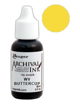 Wendy Vecchi Archival Ink™ Pad Re-Inker Buttercup, 0.5oz Ink Wendy Vecchi 