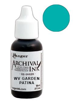 Wendy Vecchi Archival Ink™ Pad Re-Inker Garden Patina, 0.5oz Ink Wendy Vecchi 