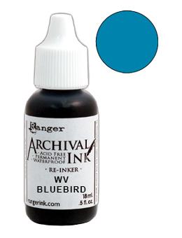 Wendy Vecchi Archival Ink™ Pad Re-Inker Bluebird, 0.5oz Ink Wendy Vecchi 