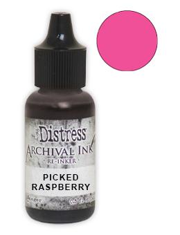 Tim Holtz® Distress Archival Re-Inker Picked Raspberry .5 oz Ink Distress 