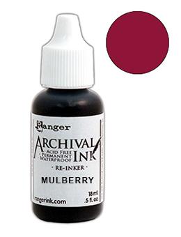 Wendy Vecchi Archival Ink™ Pad Re-Inker Mulberry, 0.5oz Ink Wendy Vecchi 