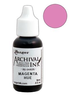 Archival Ink™ Pads Re-Inker Magenta Hue, 0.5oz Ink Archival Ink 