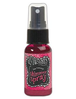 Dylusions Shimmer Spray Pink Flamingo, 1oz Sprays Dylusions 