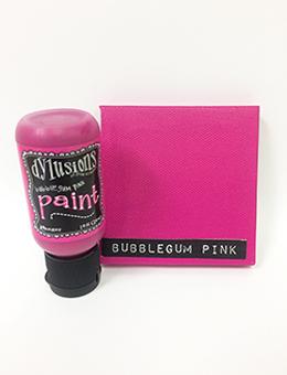 Dylusions Flip Cap Paint Bubblegum Pink, 1oz Paint Dylusions 