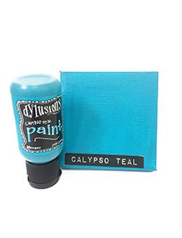 Dylusions Flip Cap Paint Calypso Teal, 1oz Paint Dylusions 