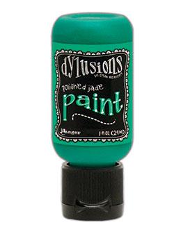 Dylusions Flip Cap Paint Polished Jade, 1oz Paint Dylusions 