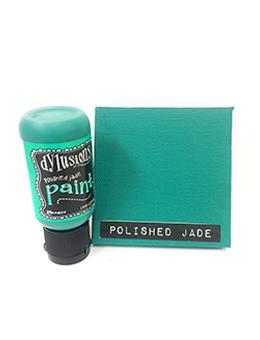 Dylusions Flip Cap Paint Polished Jade, 1oz Paint Dylusions 